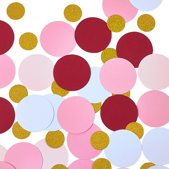 200шт. круглые бумажные конфетти для украшения стола, для праздничных украшений