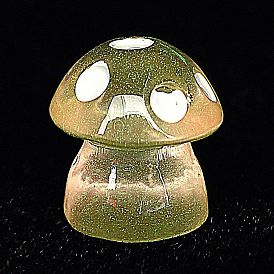 Украшения из светящейся смолы в виде грибов, светится в темноте, украшения для рабочего стола в автомобиле или домашнем офисе