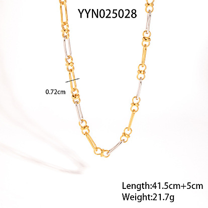 304 ожерелья из овальных звеньев из нержавеющей стали для женщин