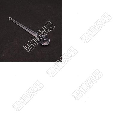 50pcs grands pendentifs acryliques transparents, larme