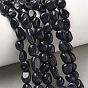 Synthétiques bleus Goldstone brins de perles, pierre tombée, nuggets