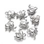 CCB Plastic Elephant Charms, 14x14x5.5mm, Hole: 2mm