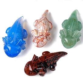 Natural & Synthetic Gemstone Display Decorations, for Home Decoration, Fish
