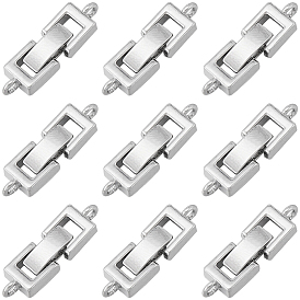 10шт. стойка с покрытием из латуни застежки для часового браслета, долговечный