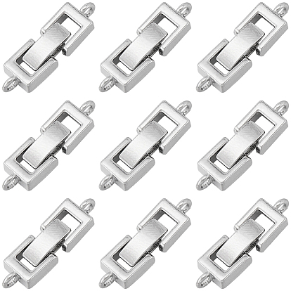 10шт. стойка с покрытием из латуни застежки для часового браслета, долговечный