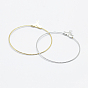 Brass Pendants, Long-Lasting Plated, Nickel Free, Open Circle/Ring