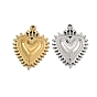 304 Stainless Steel Pendants, Sacred Heart Charms
