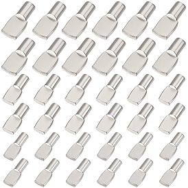 54 piezas 3 estilos de pasadores de soporte de estantes de hierro, soportes para estantes con forma de mesa de ping-pong