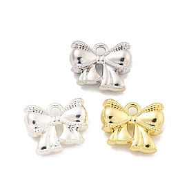 Rack Plating Alloy Charms, Bowknot