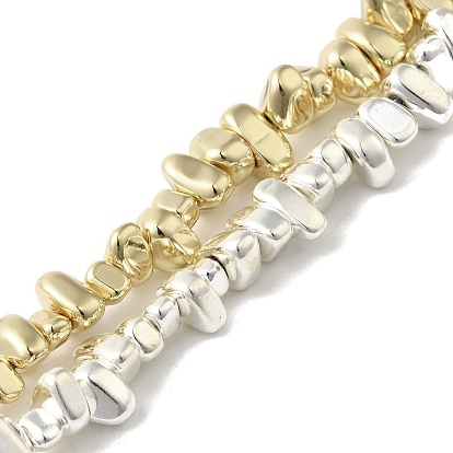 Гальванические нити из синтетических немагнитных гематитовых бусин, самородки