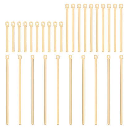 30 шт 3 стили латунные подвески, без кадмия и без свинца, бар