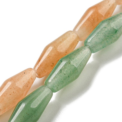 Естественно авантюрин бисер пряди, двухконусные