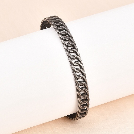 316 браслеты-манжеты из хирургической нержавеющей стали с цепочкой панцирного плетения