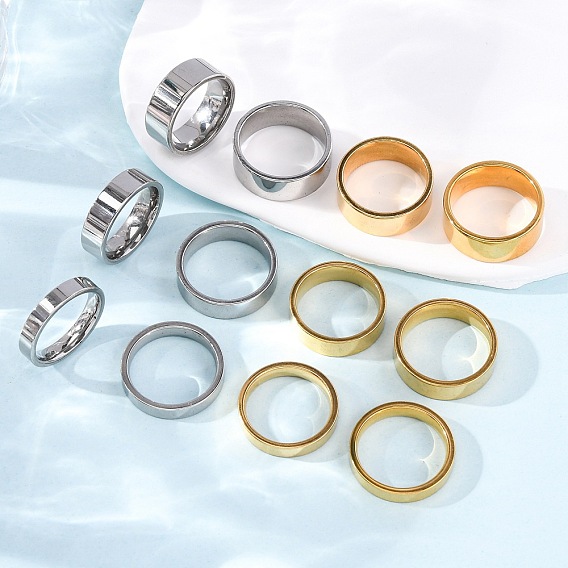 201 из нержавеющей стали кольца перста широкополосного, вакуумное покрытие pvd