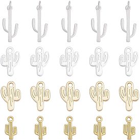 Alloy Big Pendants, Matte Style, Cadmium Free & Lead Free, Cactus