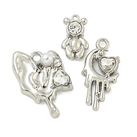 Alloy Resin Pendants, Platinum