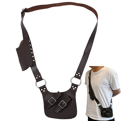 Средневековая кобура для пистолета из искусственной кожи, кобура для меча, со сплавочной фурнитурой