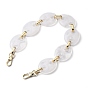 Bag Handles, with CCB Plastic Linking Rings, Clear Acrylic Links Connectors and Alloy Swivel Clasps, for Bag Straps Replacement Accessories