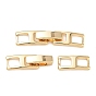 SHEGRACE Brass Watch Band Clasps, Cadmium Free & Lead Free & Nickel Free, Rectangle