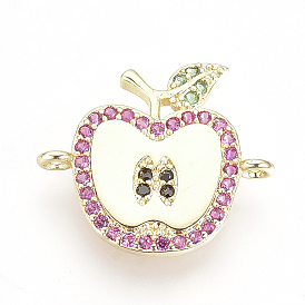 Латунные микро проложить кубических ссылки циркония, яблоко