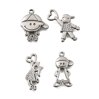 304 подвески из нержавеющей стали, человеческое обаяние, анти-тускнение