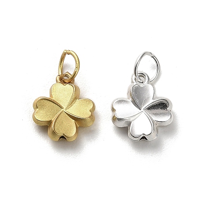925 стерлингов серебряные подвески, клевер амулеты