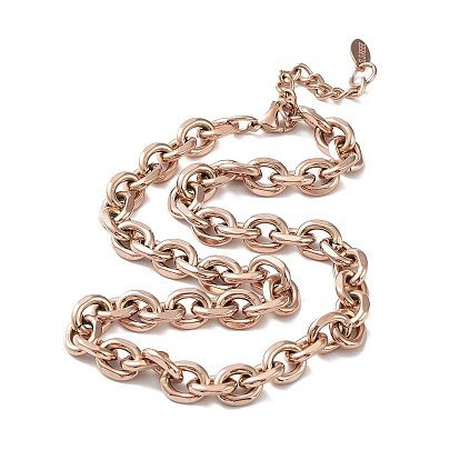 304 Stainless Steel Rolo Chain Necklace