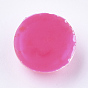 Glitter Translucent Resin Cabochons, with Gold Foil inside, Half Round/Dome