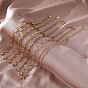 Estilo vintage 304 Collares de cadena de acero inoxidable para mujer
