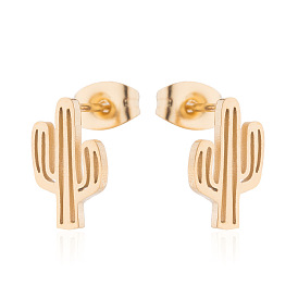 Серьги сладкие кактусы для девочек - модные украшения в лесном стиле в стиле бохо-шик