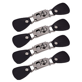 PU искусственная кожа пришить пряжки, закрытие вкладок, застежка с поворотным замком для плаща