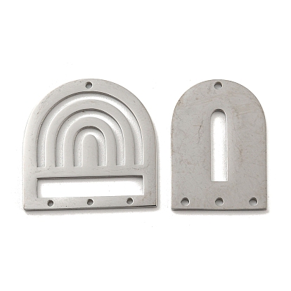 304 нержавеющей стали ссылки люстра компонент, лазерная резка, форма арки