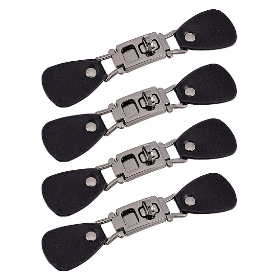 PU искусственная кожа пришить пряжки, закрытие вкладок, застежка с поворотным замком для плаща