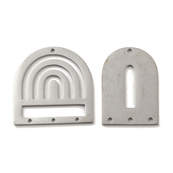 304 нержавеющей стали ссылки люстра компонент, лазерная резка, форма арки