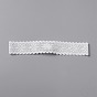 Polyester Lace Elastic Bridal Garters, with Imitation Pearl Beads and Crystal Rhinestone, Wedding Garment Accessories