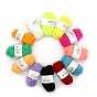 12 Skeins Polyester Knitting Yarn, Craft Yarn for Kids, Shawl Scarf Doll Crochet Supplies