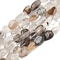 Natural Multicolor Lodolite Quartz Garden Phantom Quartz Beads Strands, Tumbled Stone, Nuggets