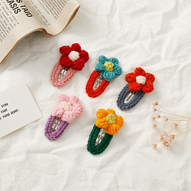 Flower Hair Clip for Girls, Sweet and Lovely Headwear Hairpin.