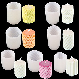 Scented Candle Molds, Column Silicone Molds
