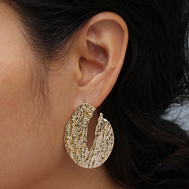 EA778 Jewelry Fashion Metal Water Drop Stud Earrings Personalized Plating Earrings for Women