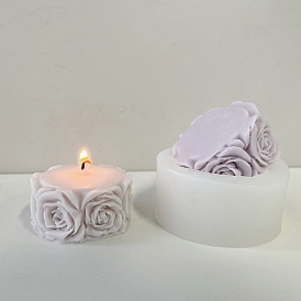 Свечи с ароматом розы на День святого Валентина, пищевые силиконовые формы, формы для изготовления свечей, форма для ароматерапевтической свечи