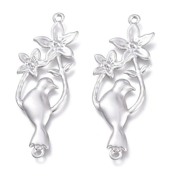 201 соединительные звенья нержавеющие, птица с цветком