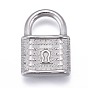 304 Stainless Steel Pendants, Lock