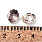 K9 Glass Rhinestone Cabochons, Point Back & Back Plated, Faceted, Oval