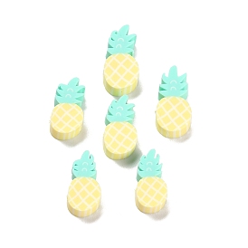 Бусины из полимерной глины , ананас