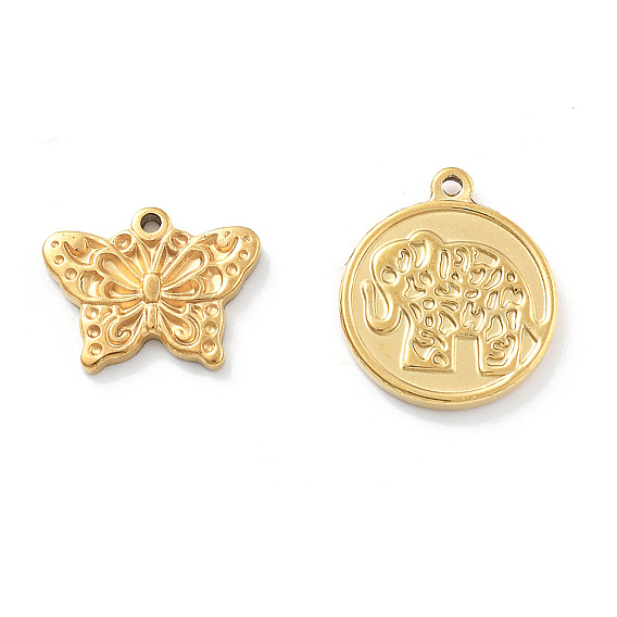 304 Настройки горный хрусталь из нержавеющей стали кулон, реальный 18 k позолоченный