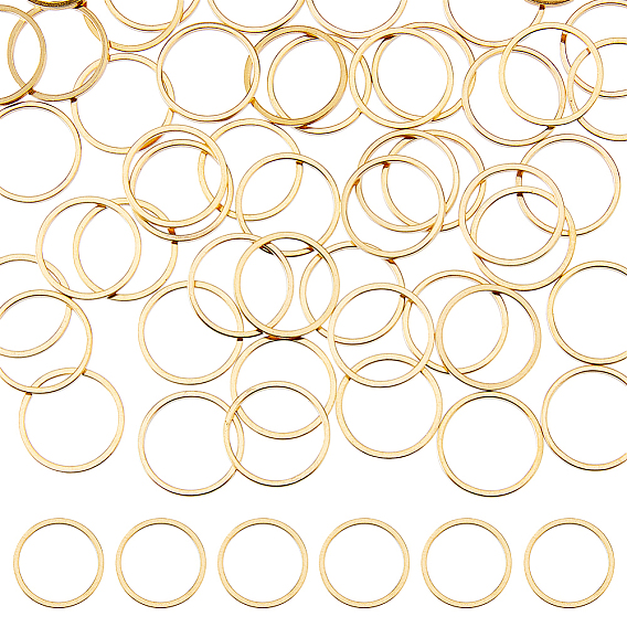 50 шт. 201 соединительные кольца из нержавеющей стали, круглые кольца