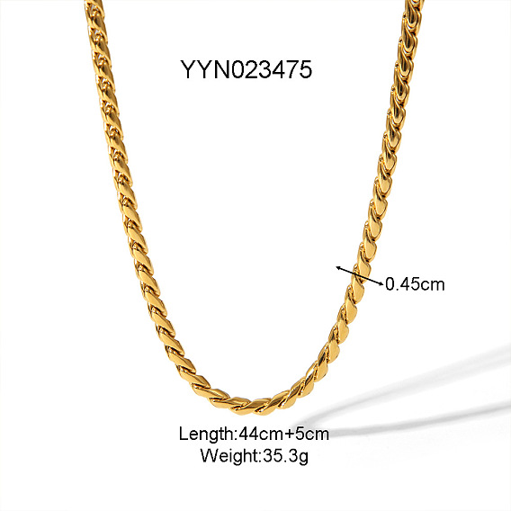 304 кубинские звенья цепи из нержавеющей стали для женщин, высококлассный и модный, реальный 18 k позолоченный