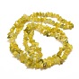 Natural Jade Chip Bead Strands, 5~8x5~8mm, Hole: 1mm, about 31.5 inch