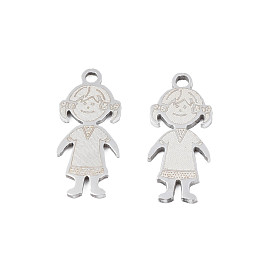 201 Stainless Steel Pendants, Girl